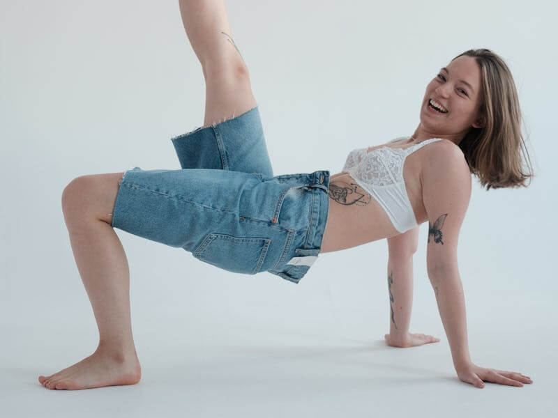 Nauru jooga-asennossa