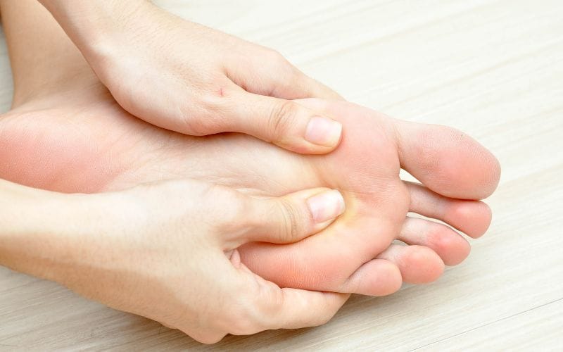 Jalkapohjan hieronta