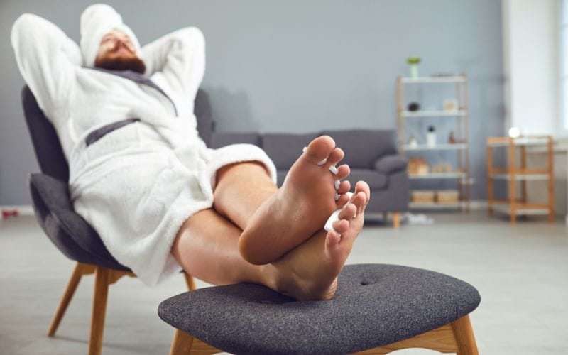 Kotispa hemmotteluhetki